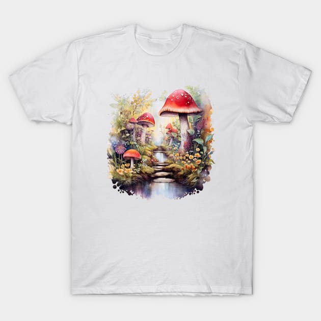 Magical Forest T-Shirt by Mimeographics